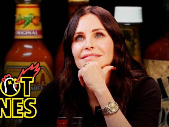 Courteney Cox Goes Scorcher Hot on “Hot Ones”