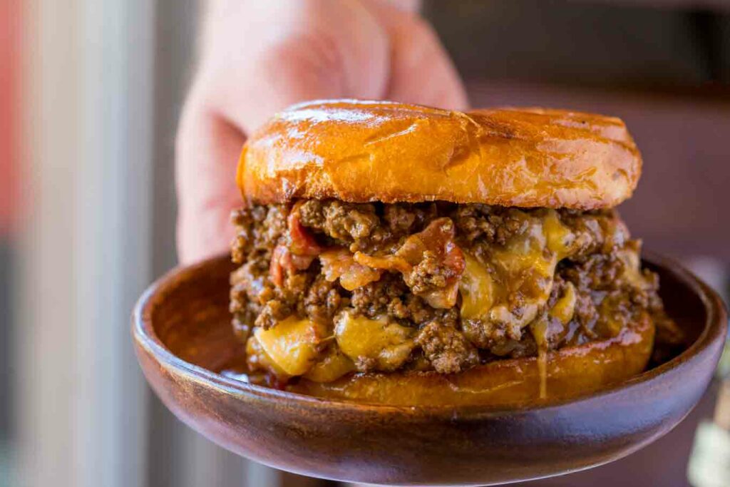 Bacon, Beer and Cheese Sloppy Joes