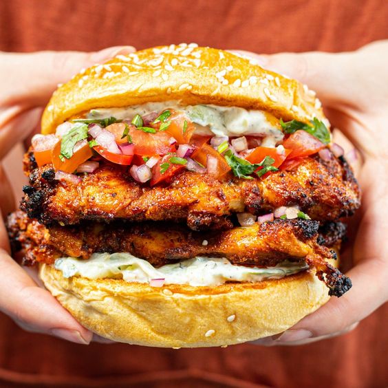 Tandoori Chicken Burger