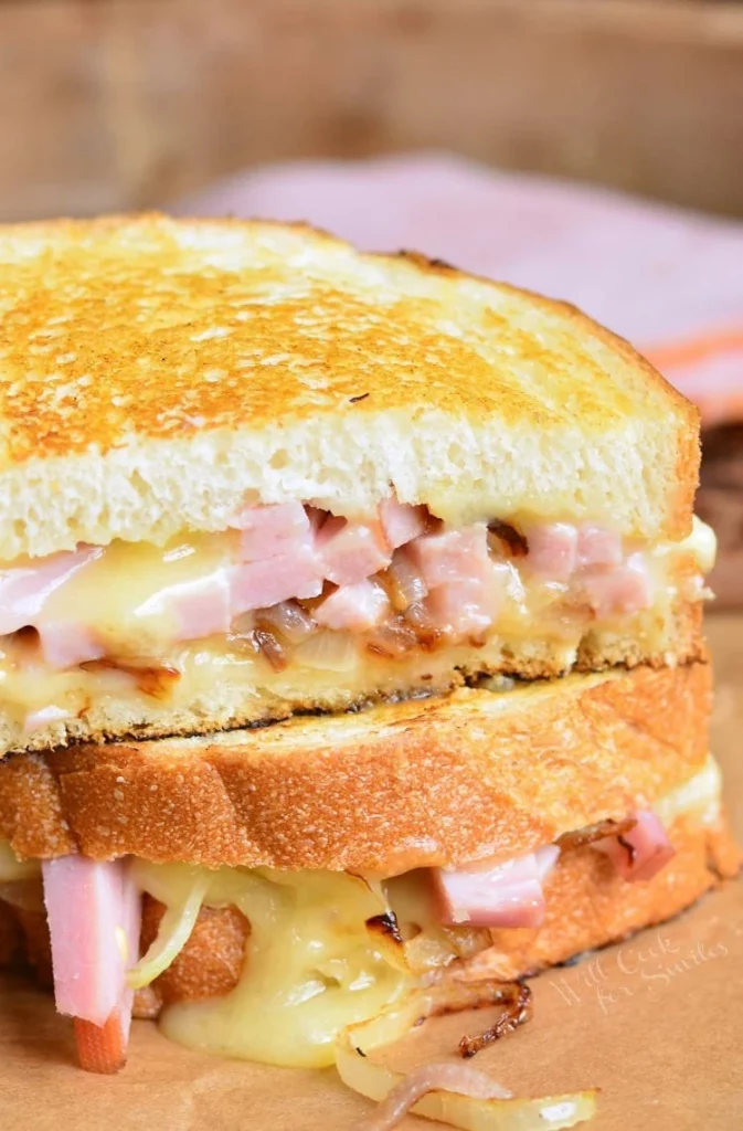 Grilled Ham and Brie Sandwich