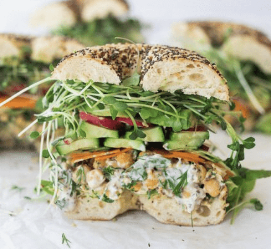 Herby Chickpea Salad Sandwich