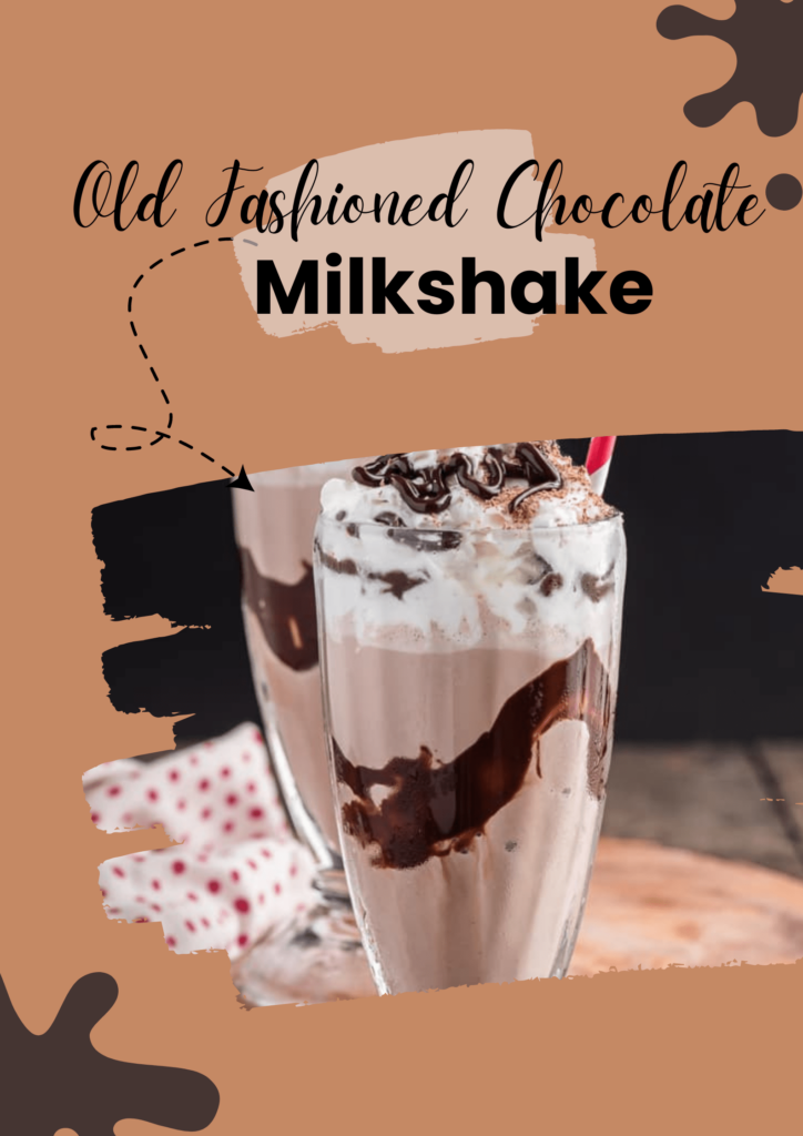 Old Fashioned Chocolate Milkshake 