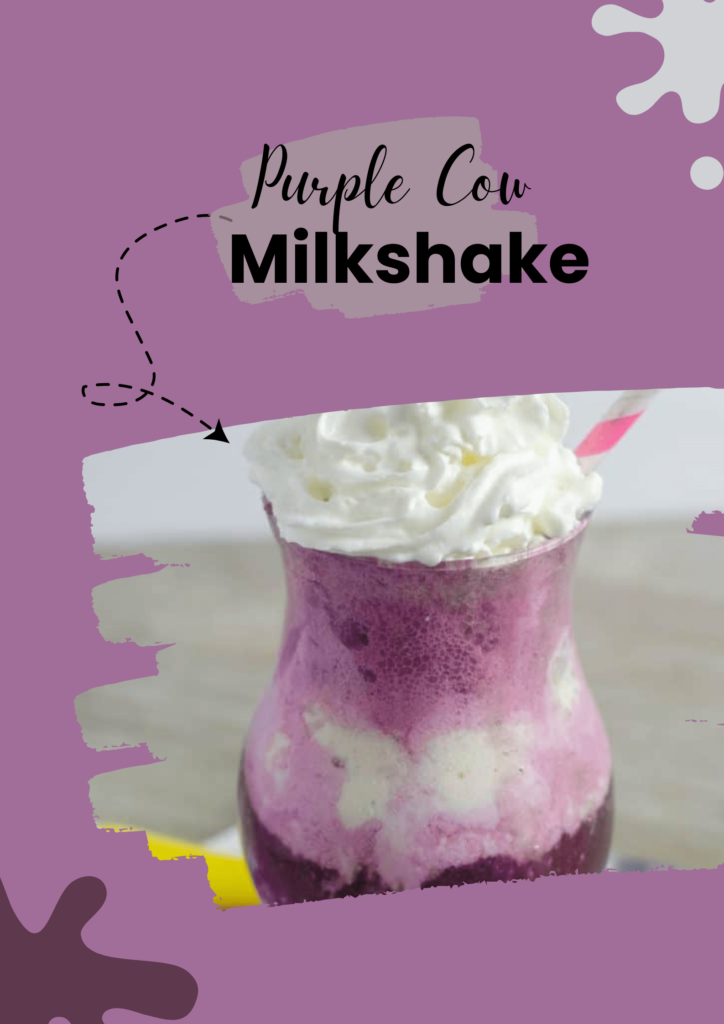 Purple Cow Milkshake 