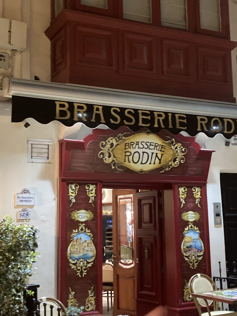 Brasserie Rodin, a French Cusine in Malta