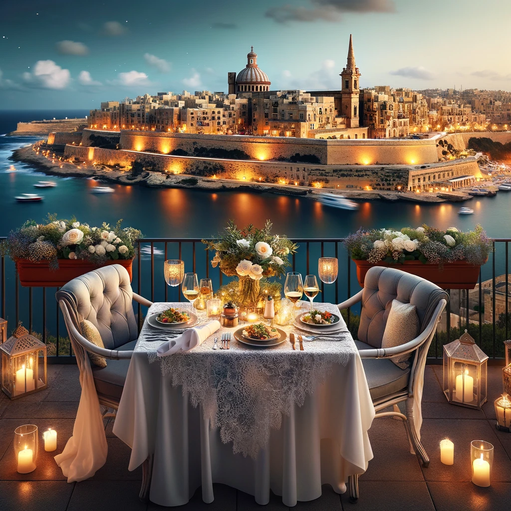 Romantic Restaurants for Valentine’s Day in Malta