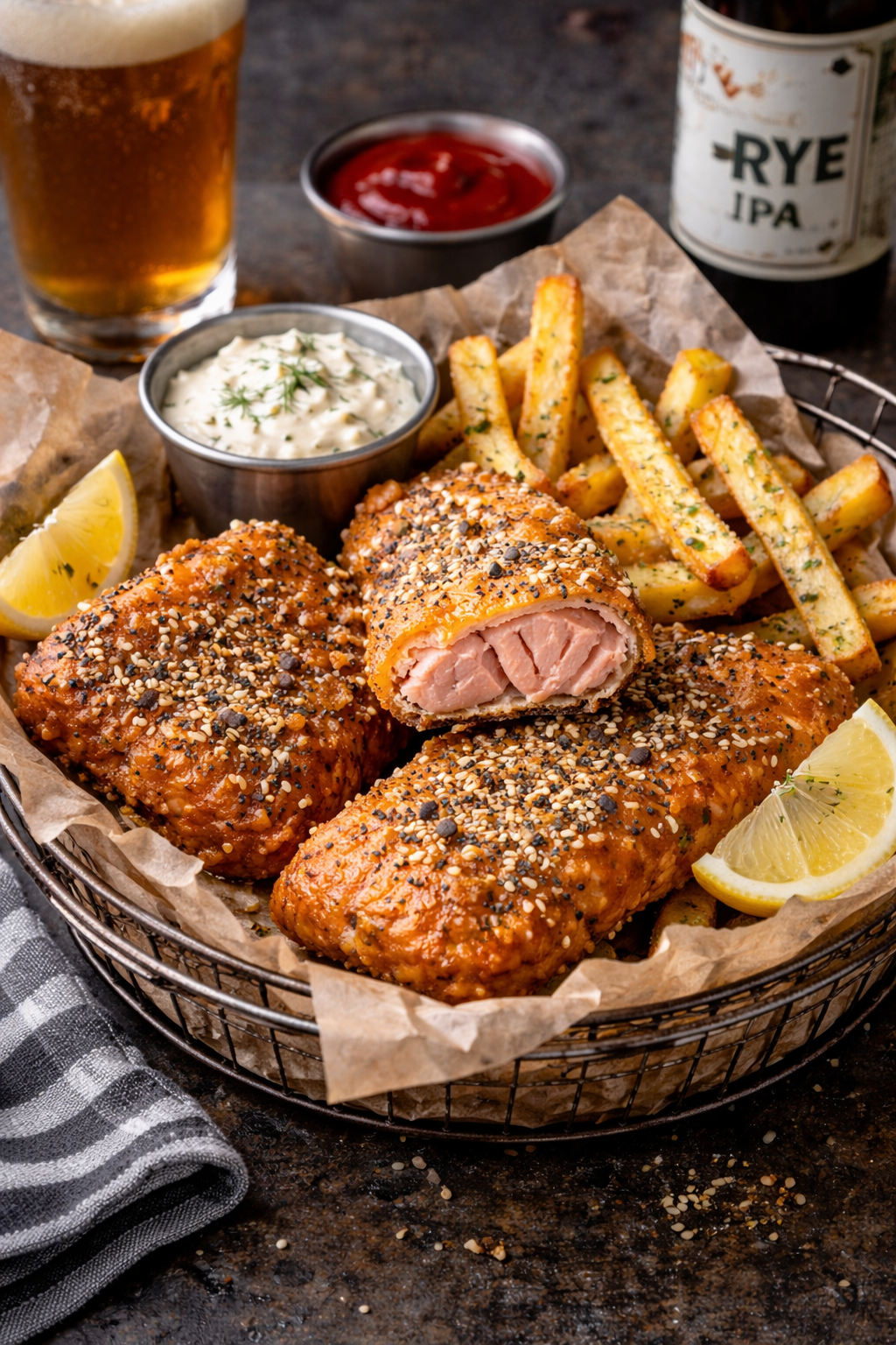 Salmon in the Rye Fish & Chips