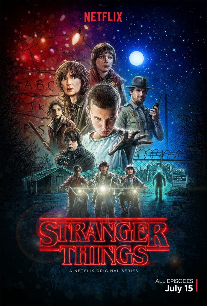 "Stranger Things": Yes, it's so good, it's worth mentioning twice! Dive into the mysterious happenings of Hawkins, Indiana, and uncover government conspiracies, alternate dimensions, and telekinetic powers.
