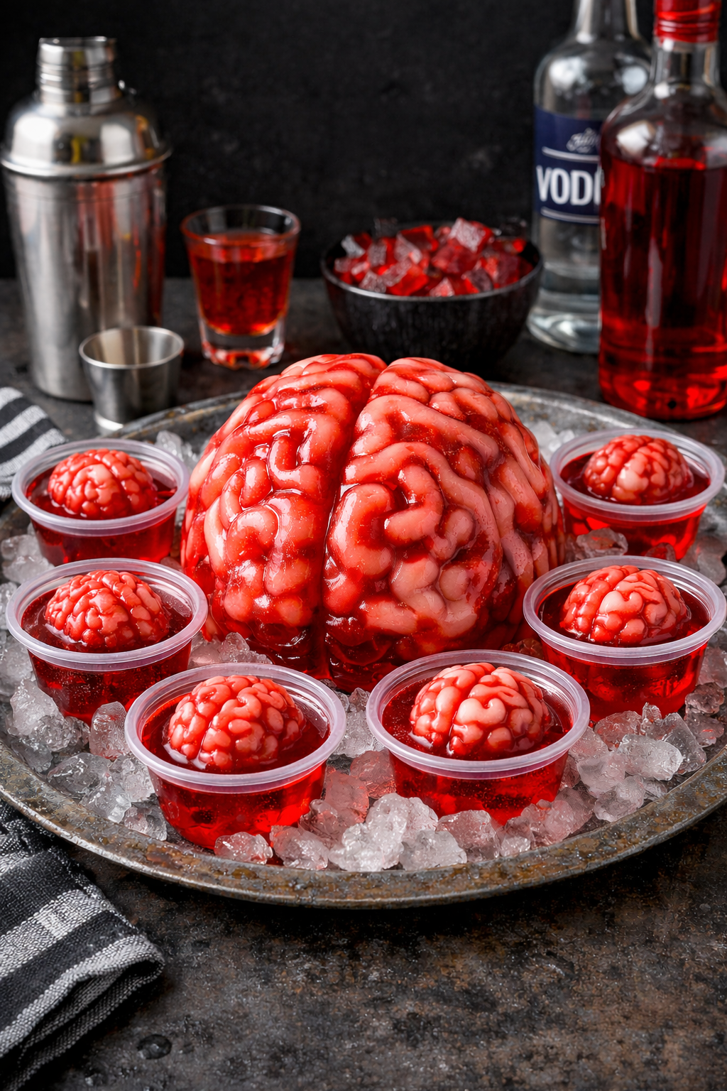 5. Boozy Brain Jell-O Shots