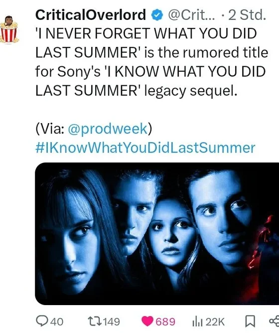 Why “I’ll Never Forget What You Did Last Summer” Will Hook Us All