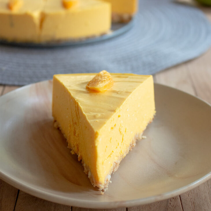 Masala mango cheesecake