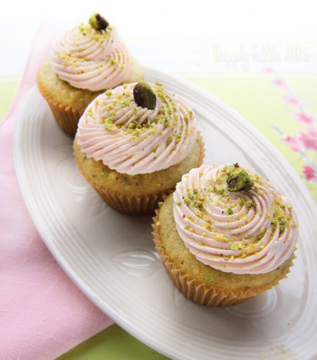 Rose kulfi cupcakes