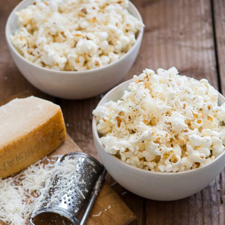 3. Popcorn + Parmesan